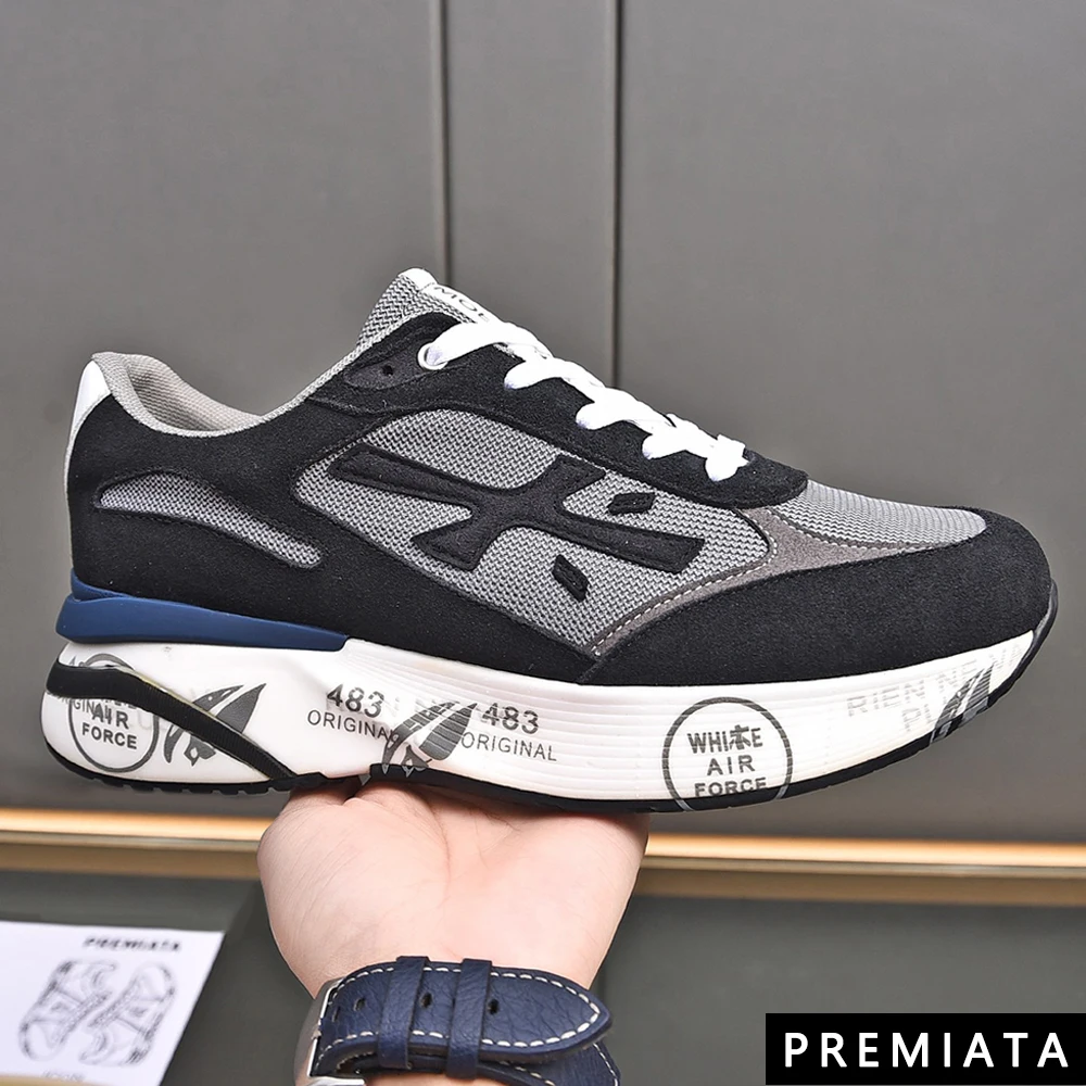 PREMIATA/мужская легкая роскошная нишевая простая удобная сетчатая дышащая