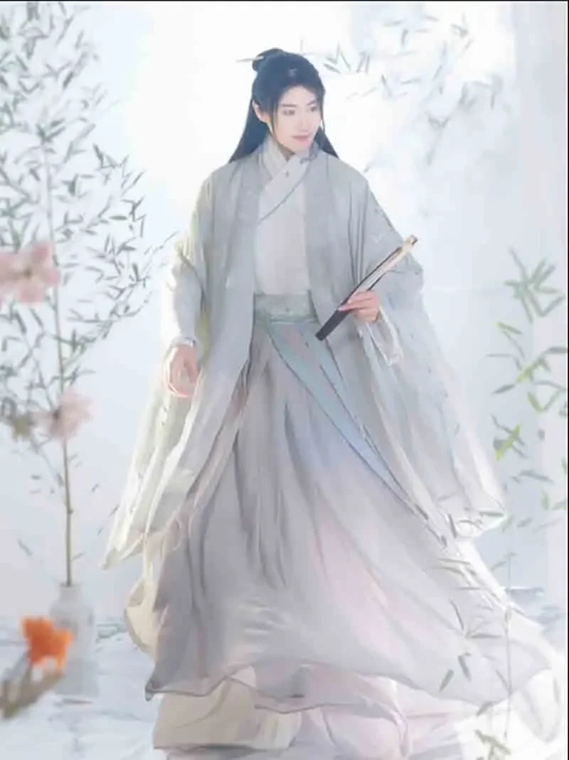 

Мужской и Женский костюм Hanfu с вышивкой в китайском стиле