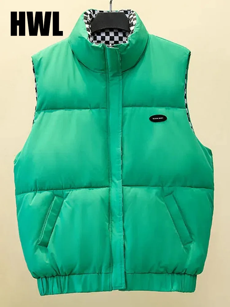 

Women's Quilted Vest Stand Collar Lightweight Zip Padded Sleeveless Coat Winter Bodywarmer Jakcet For Women