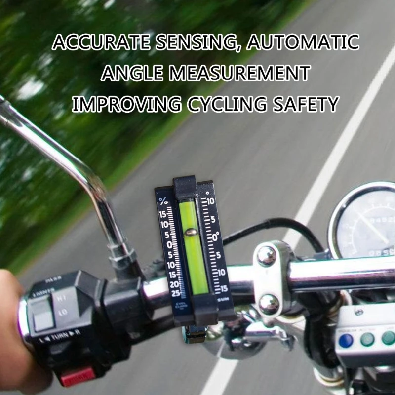 Велосипедный инклинометр с двойной шкалой и регулируемым кронштейном