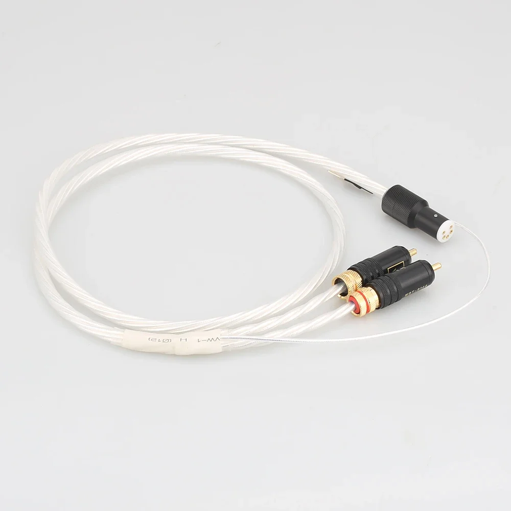 Кабель Tonarm 5-контактный провод DIN на 2RCA проигрыватели фонокорректоров аналоговый