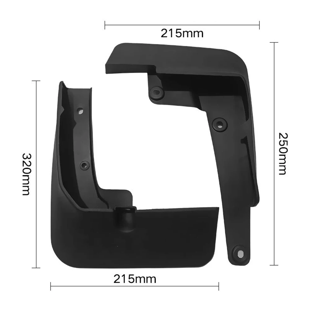 

Car Mud Flaps 4Pcs Accessories Black Brand New Guards High Quality Mudguard EVA Plastic For Outback 2020-2022 SUV