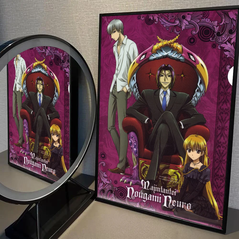 Japanese Anime Majin Tantei Nougami Neuro Manga Poster Wall Art Home Decor Room Digital Painting Living Restaurant K