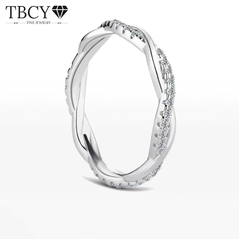 Кольца с муассанитом 1 5 мм D VVS1 для женщин S925 серебряные бриллианты свадебные