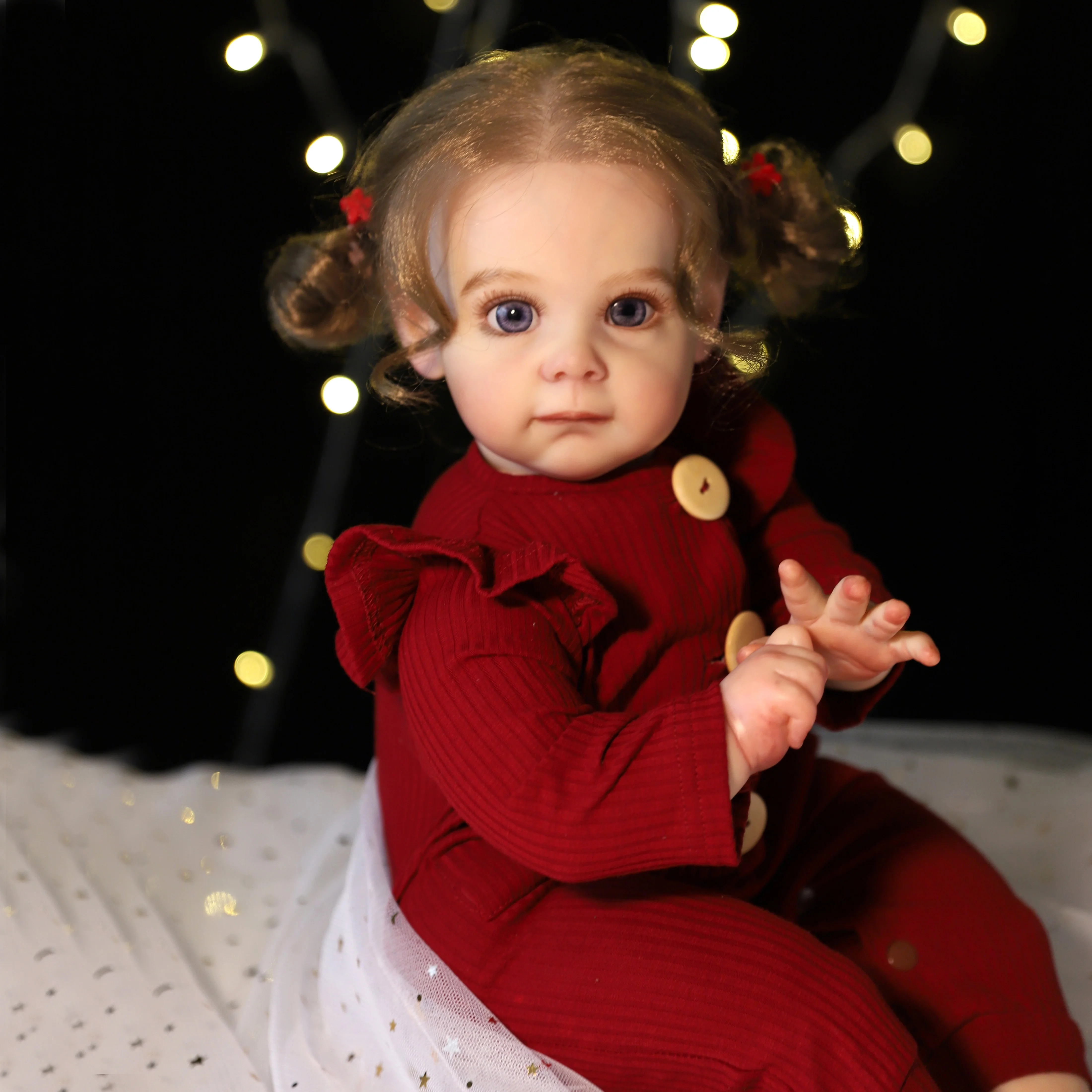 

Reborn Baby Dolls 22inch Newborn Baby Dolls Soft Cloth Body With Painted Hair