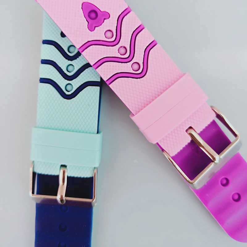 Ремешок сменный силиконовый для детских смарт-часов 4g GPS | Электроника