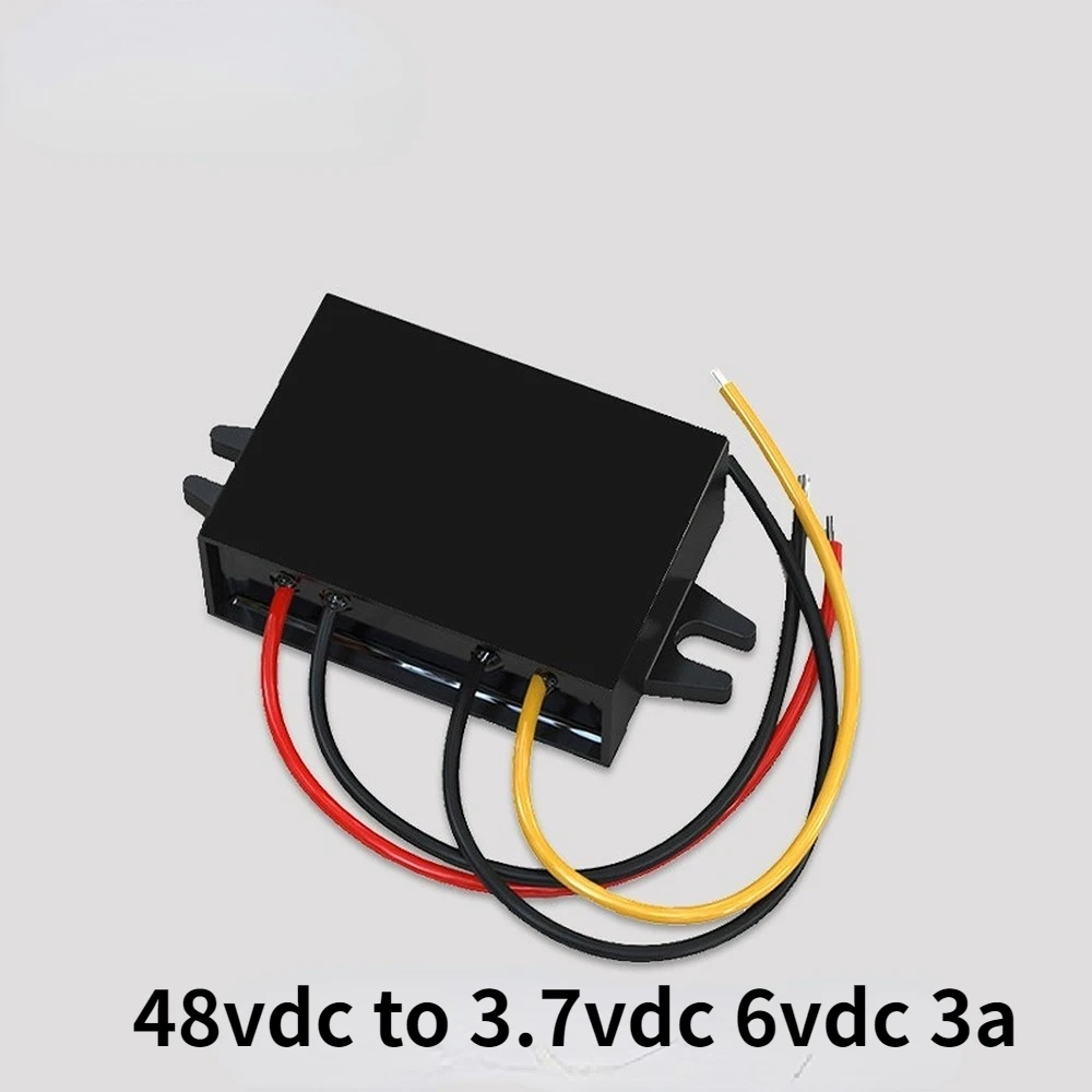 

Водонепроницаемый преобразователь постоянного тока 48vdc в 3.7vdc 6vdc 3a dc для автомобиля/ноутбука