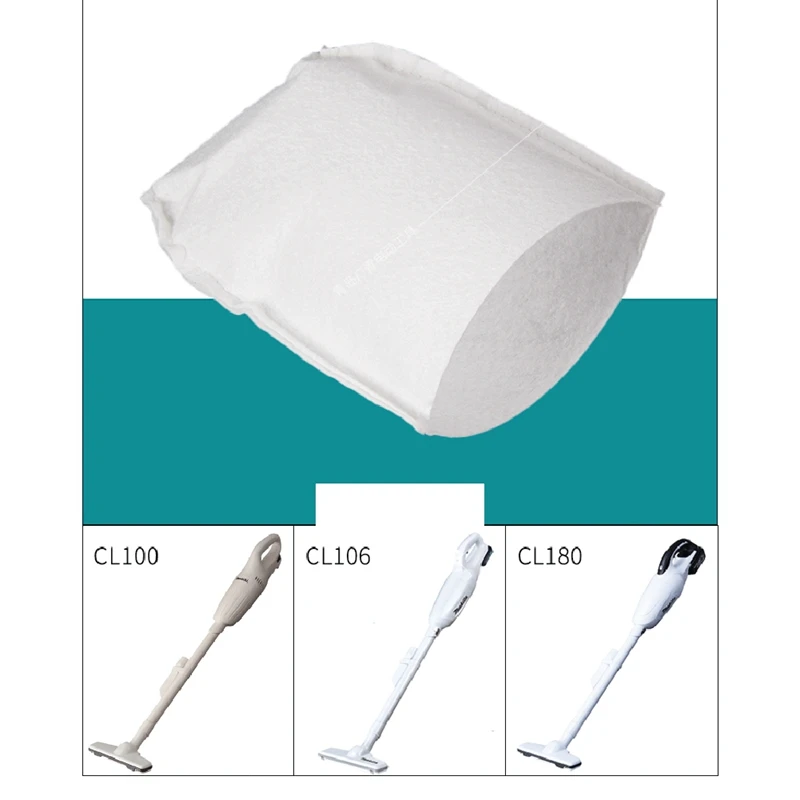 Вакуумные фильтры для тканевых пылесосов Makita CL100D / CL106/CL180 простая установка