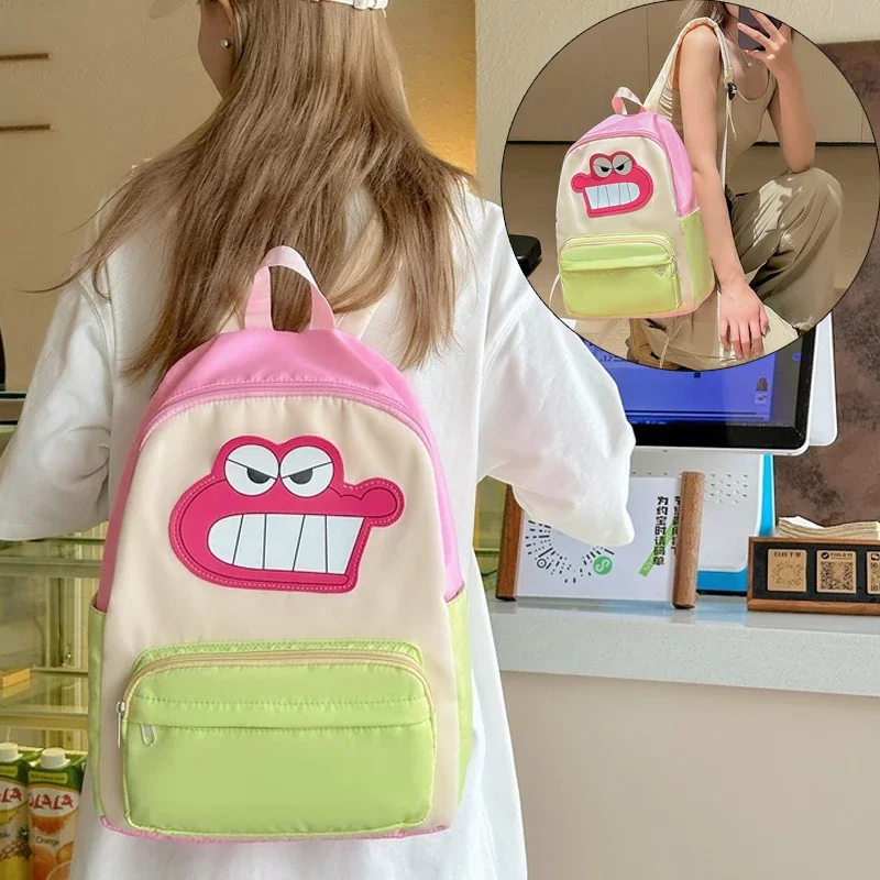 Рюкзак с рисунком Crayon Shin-chan TOHATO для девочек и женщин милый школьный рюкзак