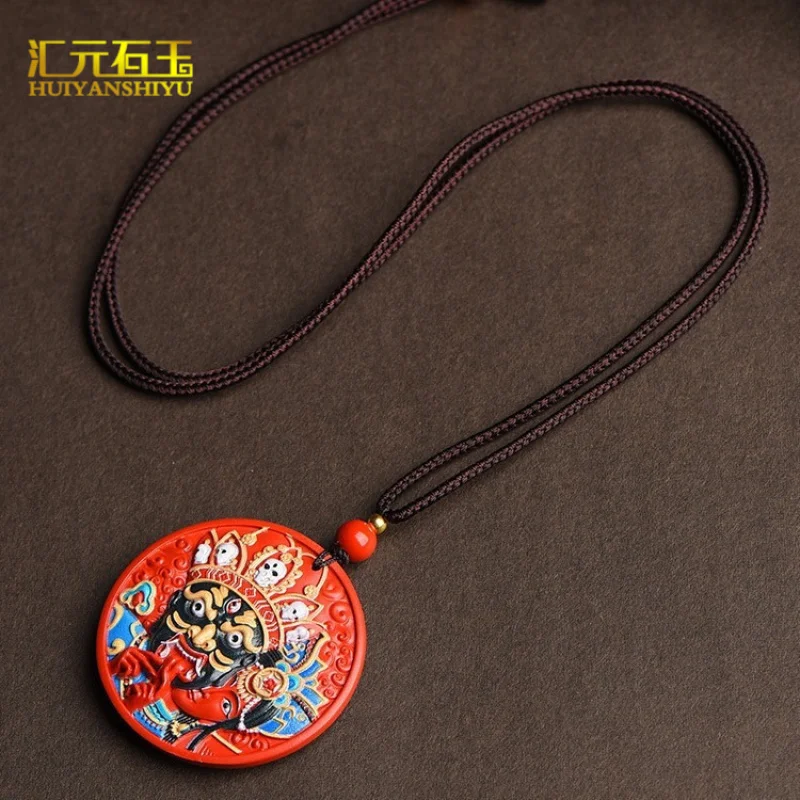 Тибетская подвеска Zachilam Бог богатства