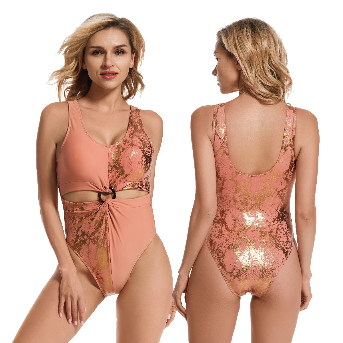 

Sexy bikini one-piece women's swimsuit oney flower 618017
