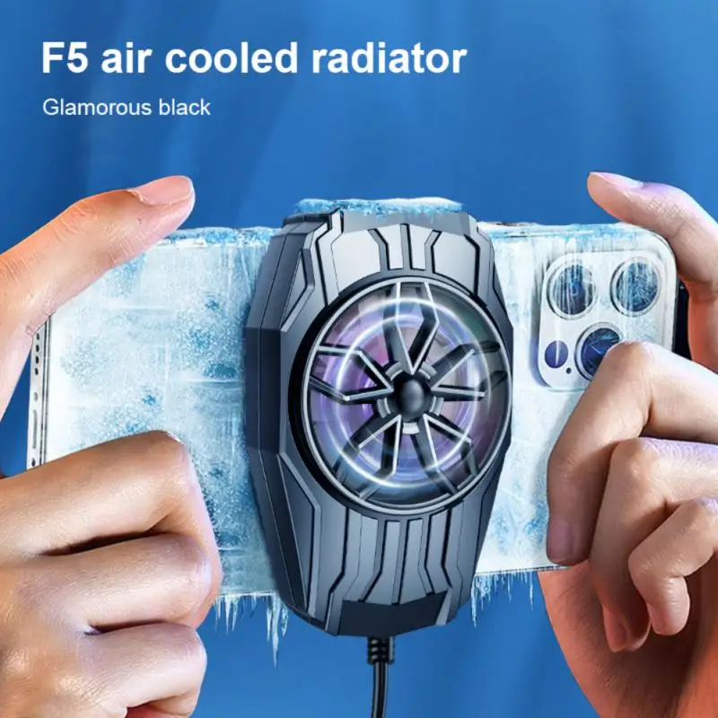 

New Portable Mobile Phone Cooler Fan Dissipate Heat Cooling Radiator Phone Cooling Phone Temperature Dissipation For Mobile Game