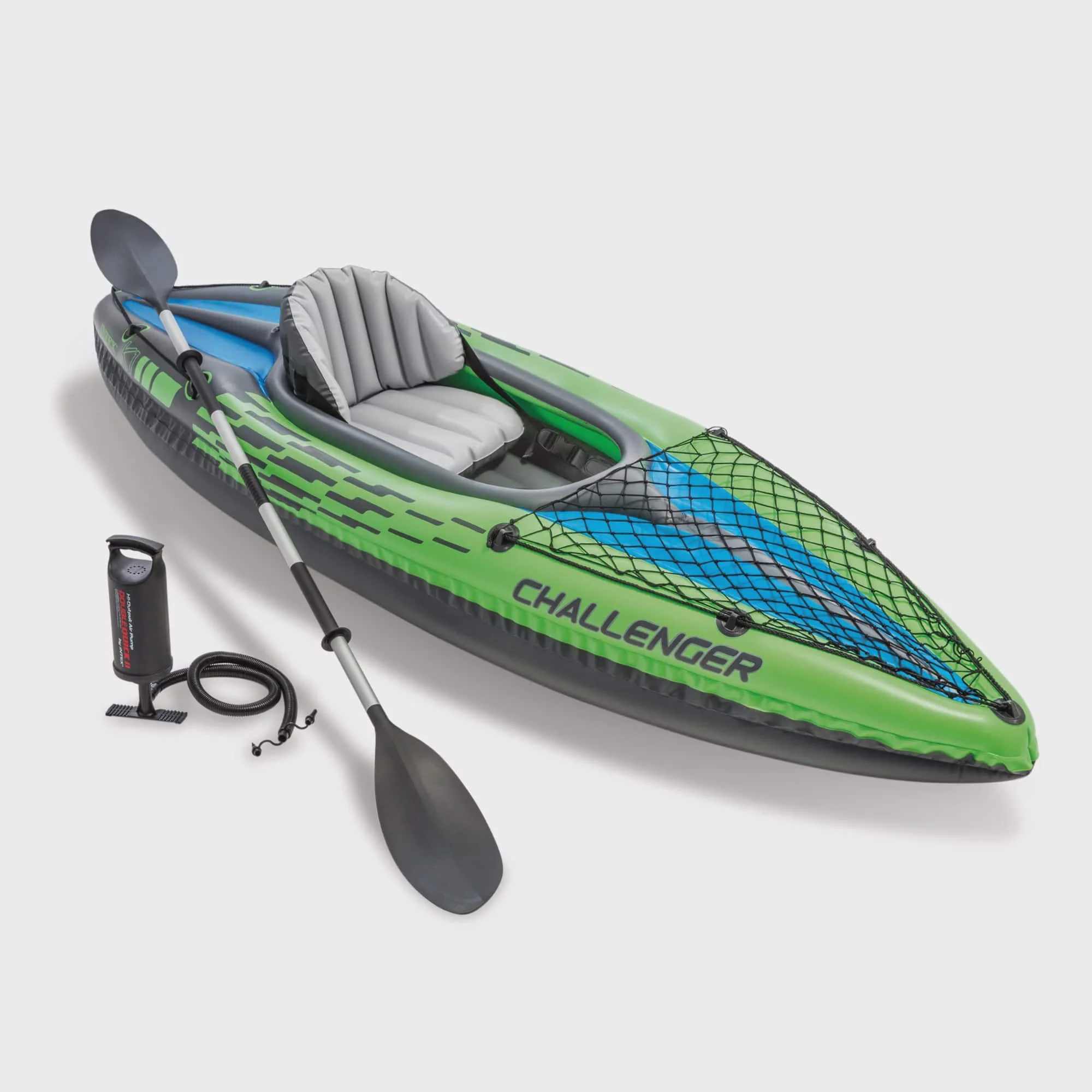 

Intex Challenger K1 Inflatable Kayak with Oar and Hand Pump
