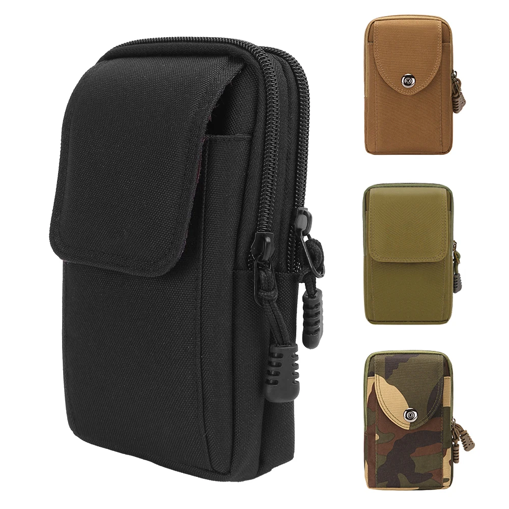 

Tactical Molle Pouch For 7'' Phone Case Military Waist Bag Fanny Pack Outdoor EDC Tool Purse Bag for Camping Hunting Compact Bag