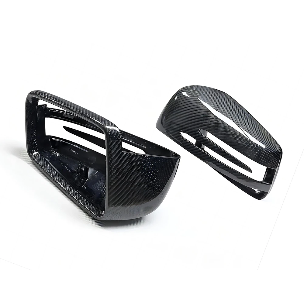 

Replacement Rearview Side Mirror Covers Cap For Mercedes Benzs X204 X156 W218 GLK GLA CLS Class OEM Real Carbon Fiber Shell