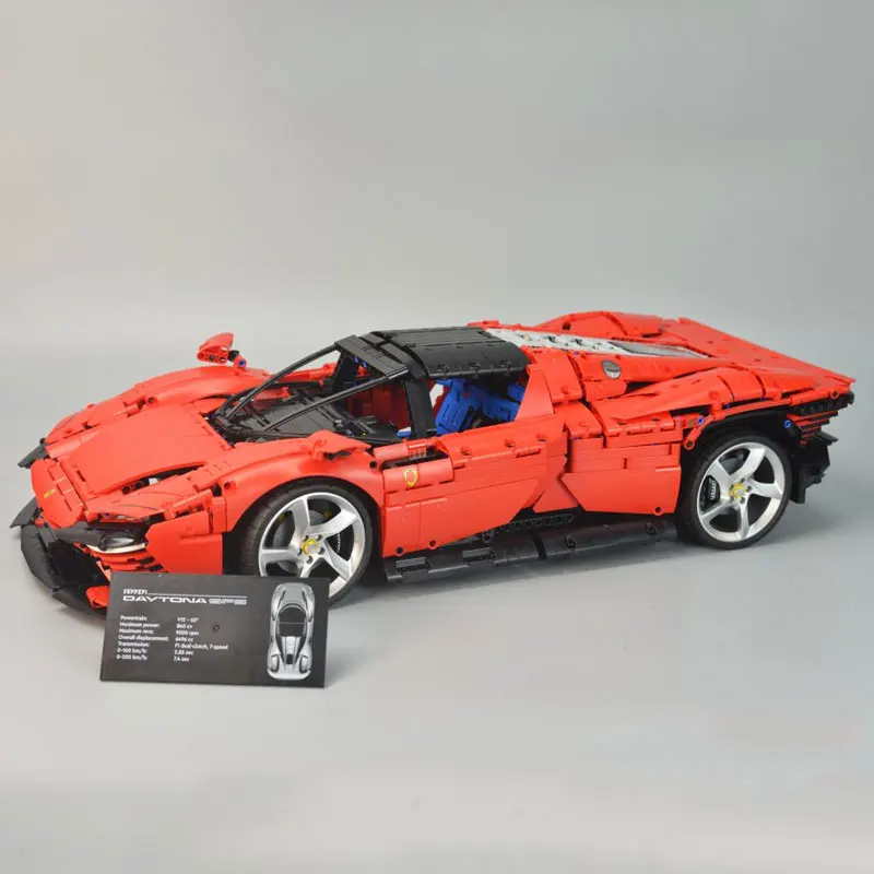 

50003 высокотехнологичная серия Daytona SP3, строительные блоки, 3778 деталей, кирпичи, игрушки, модель для детей, 42143