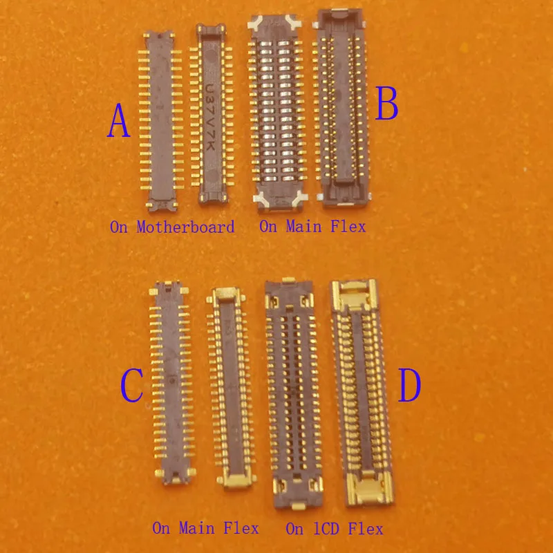 1 шт., гибкий разъем для ЖК-дисплея Samsung Galaxy A30 A305 A305F A50 A505F A50S A507 A505