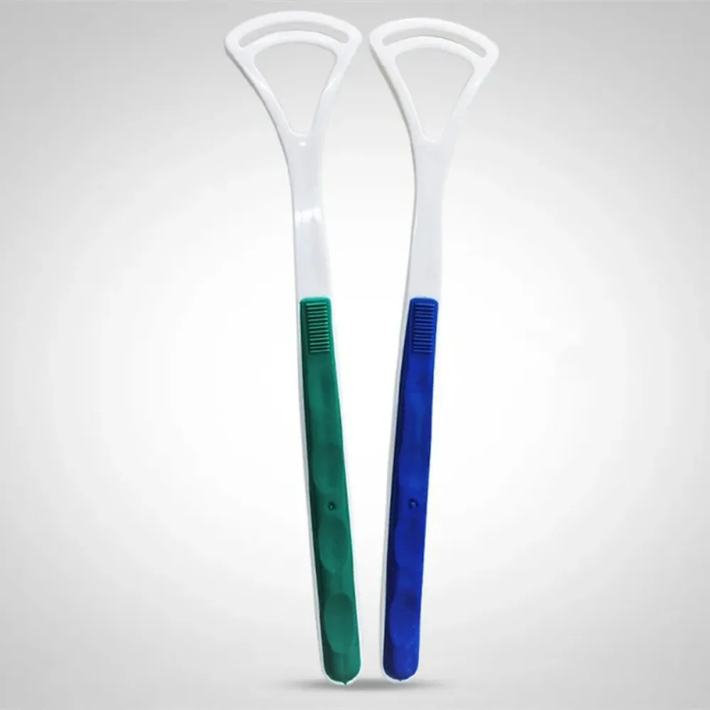 2 шт. очиститель языка неприятный запах изо рта новый скребок для рук щетка с