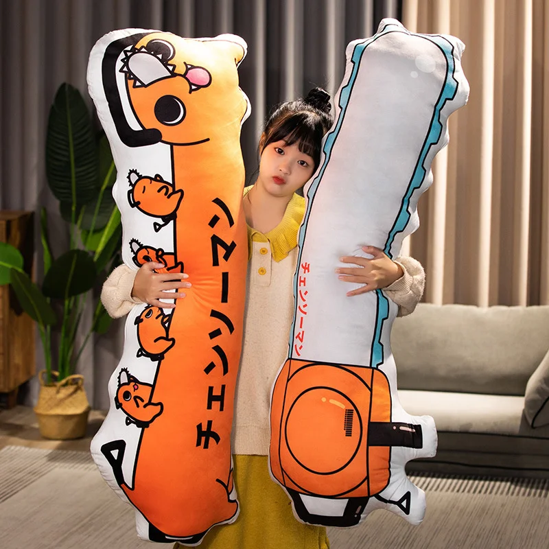 

Anime Chainsaw Man Pochita Plush Stuffed Pillow Toys Office Nap Pillow Bed Sleep Pillow Home Decor Gift