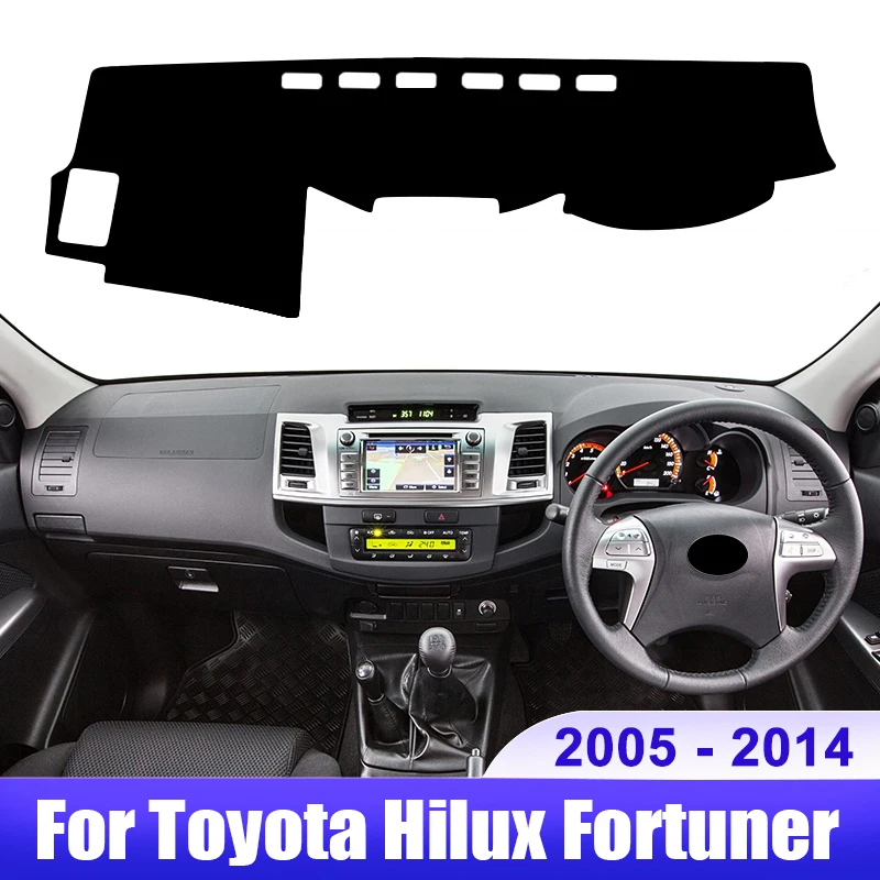 

Чехол солнцезащитный для приборной панели автомобиля Toyota Hilux SW4 Fortuner AN50 2005 2006 2007 2008 2009 2010 2011 2012 2013 2014