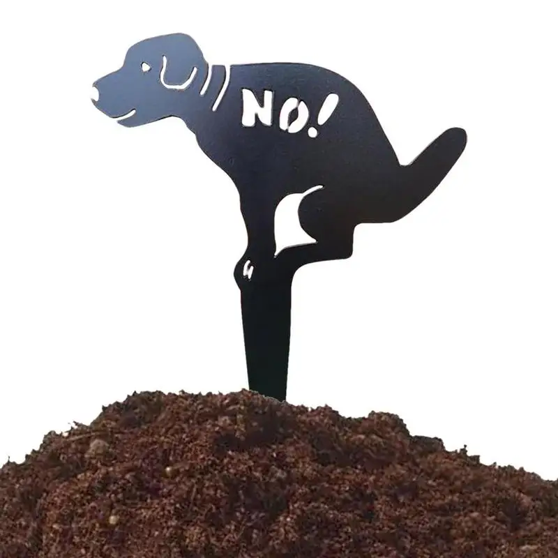 

No Pooping Dog Sign Large Painted No Peeing Dog Sign With Stake Stop Dogs From Pooping Or Peeing On Your Lawn Garden Iron Decor
