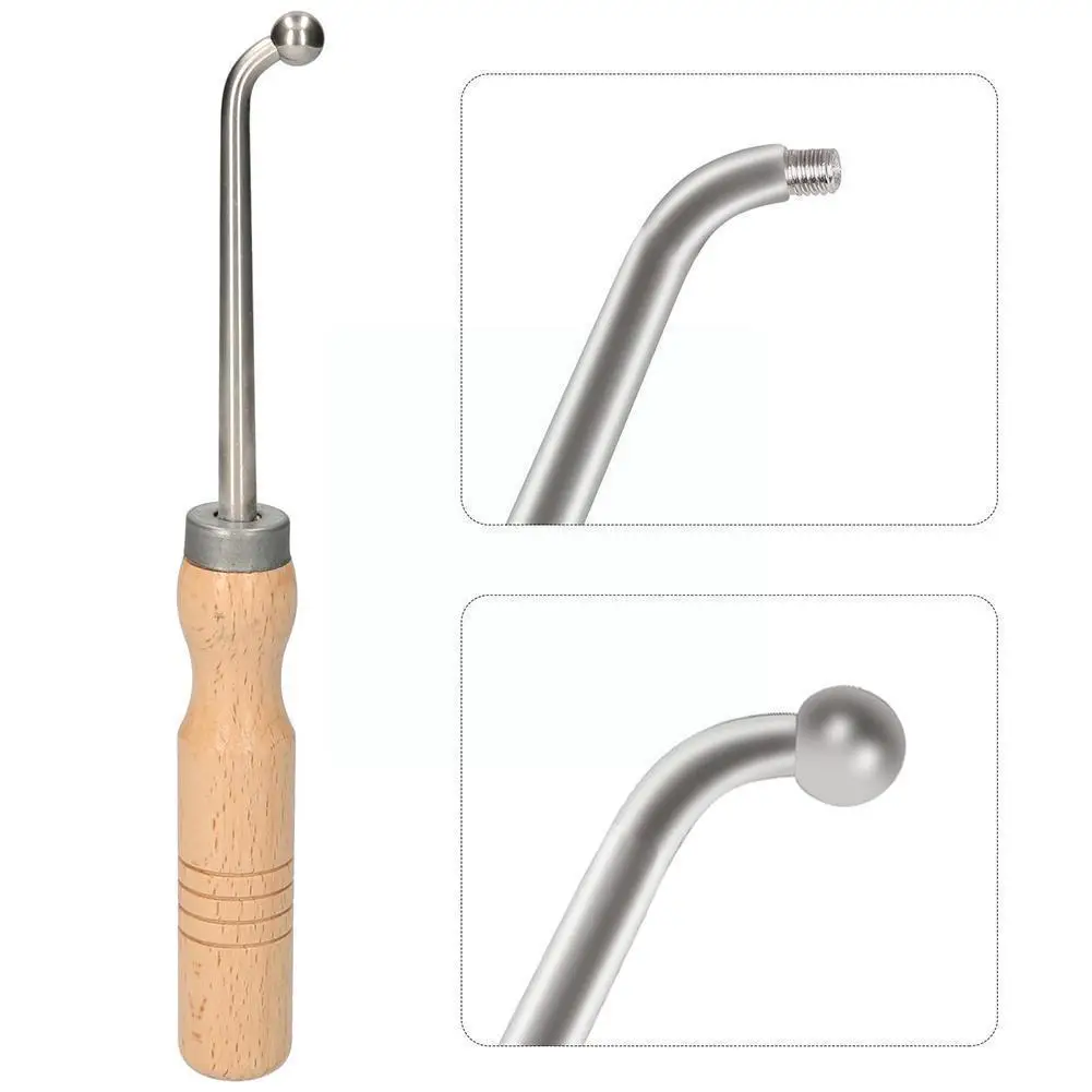 

Trumpet Elbow Repair Tool French Horn Maintenance Care Handle Wrench With Tools Trumpet Comfortable Wood J2p3