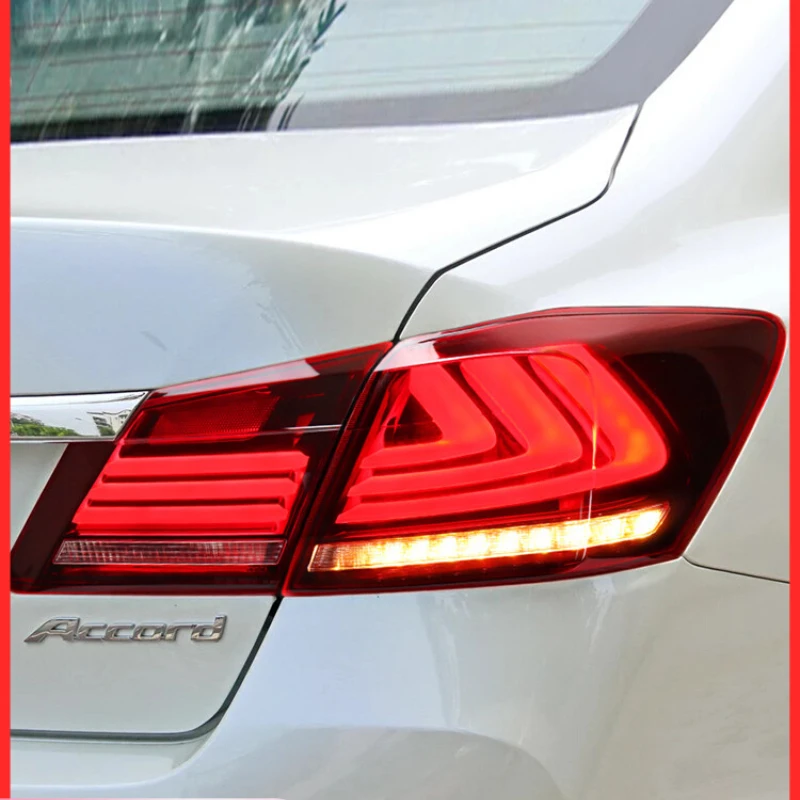 

Suitable for Honda's 9th generation Accord tail light assembly, 9th generation modified LED running water turn signal, brake lig