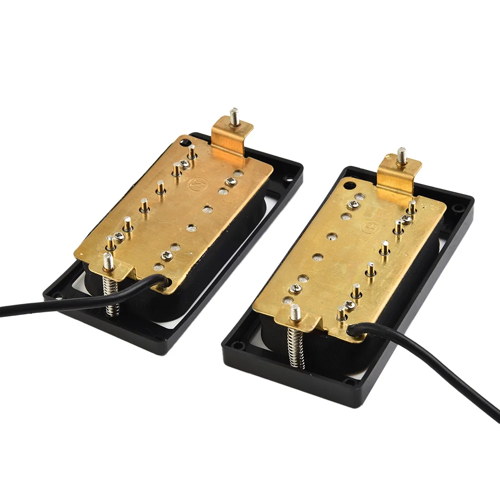 

2PCS Guitar Pickups For Humbucker Electric Guitar Humbucker Double Coil Pickups Neck Bridge With Screws