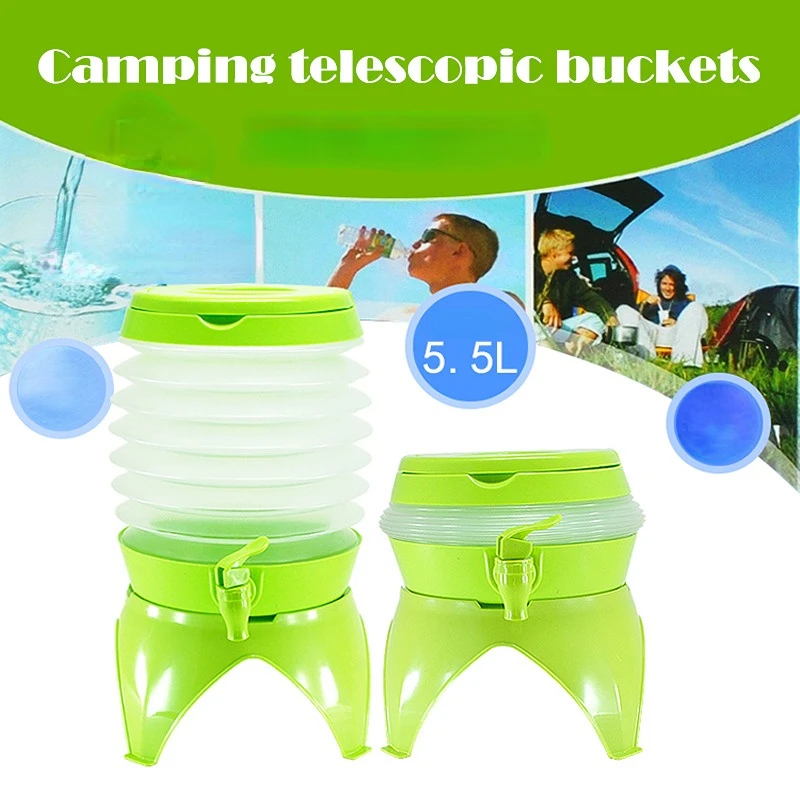 

Выдвижное складное ведро для кемпинга, пластиковое сверхсветильник портативное многофункциональное оборудование для пикника
