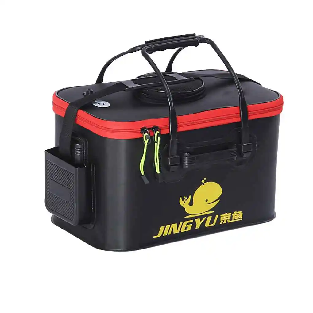 

Portable Collapsible Live Bait Bucket Outdoor Waterproof Folding Barrels Camping Travel Tools