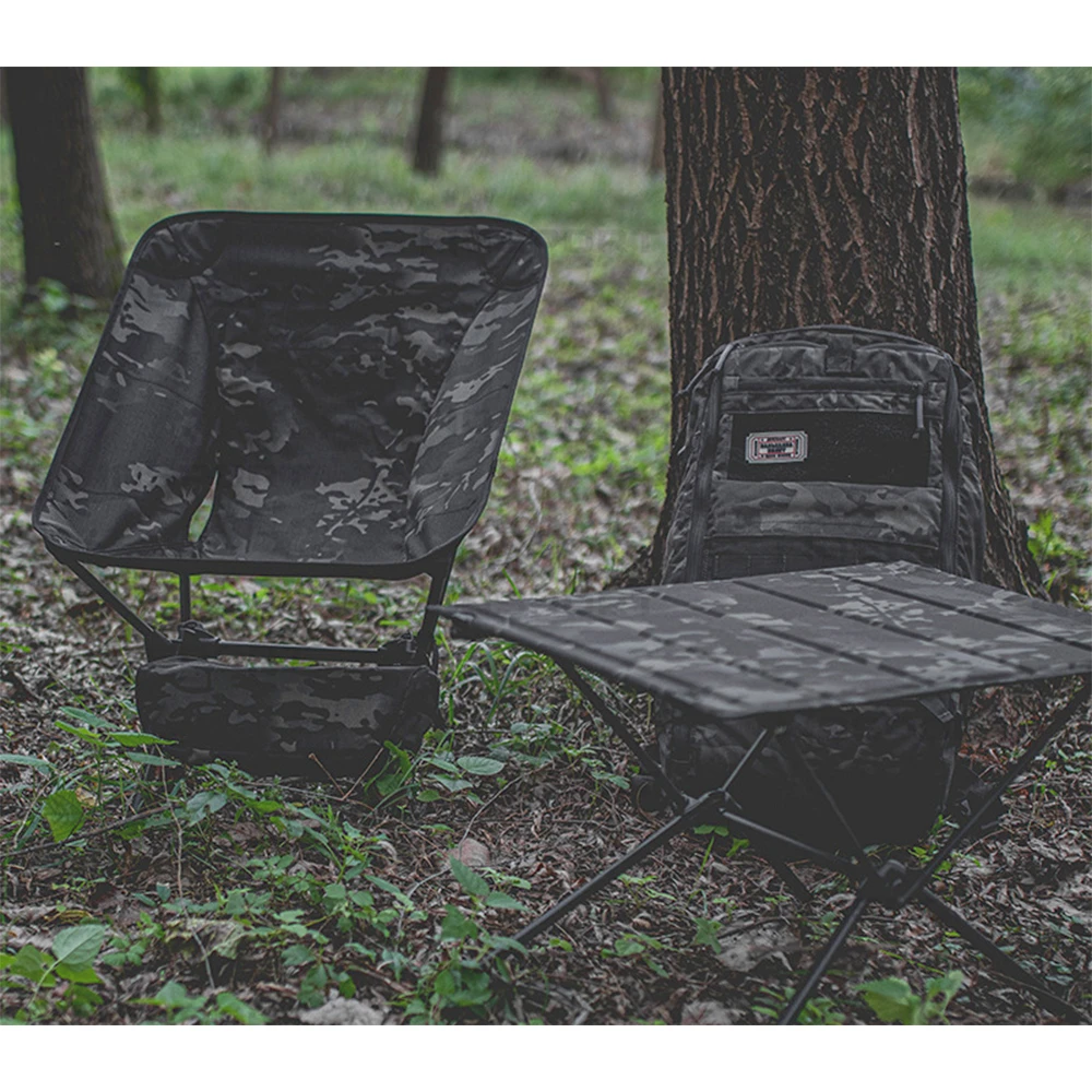Enlarge Outdoor Ultralight Comfort Folding Fishing Chair Portable Bag Camo Lawn Survival Climbing Hiking Camping BBQ Picnic Nylon Seat