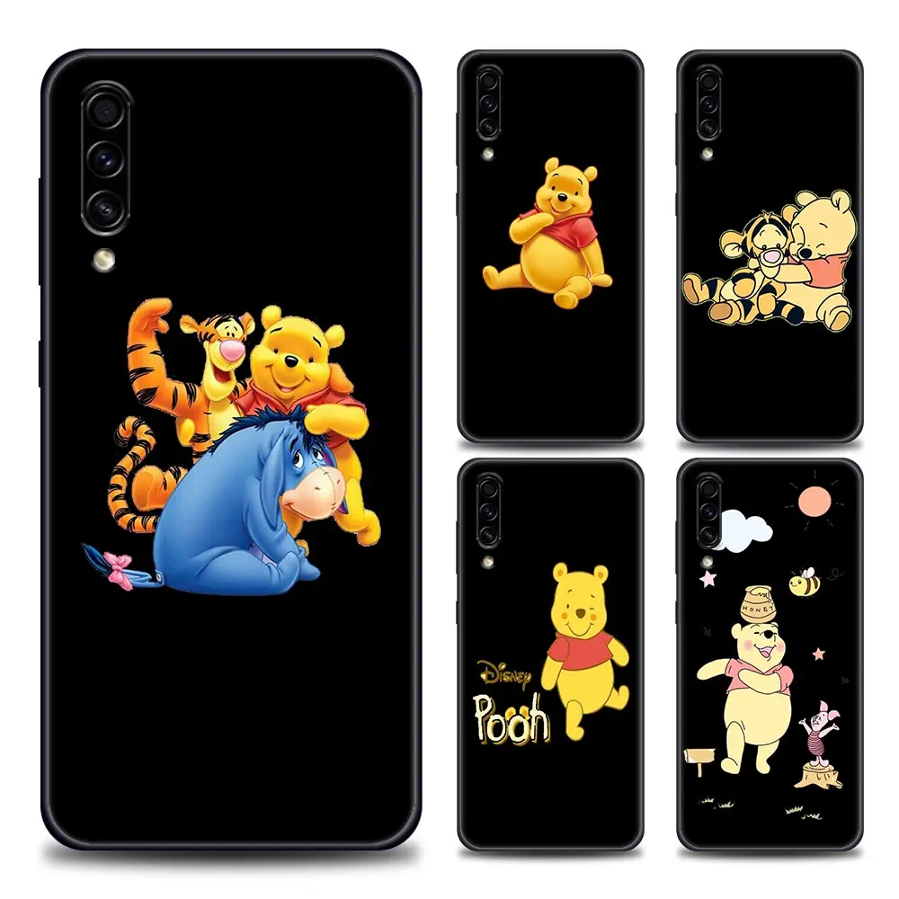 

Cute Winnie the Pooh Phone Case for Samsung A10 A20 A30 A40 A50 A60 A70 A90 Note 8 9 10 20 Ultra 5G Silicone Case Cover