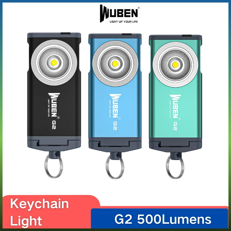 Брелок для ключей WUBEN G2 175 люмен Type-C 5 режимов