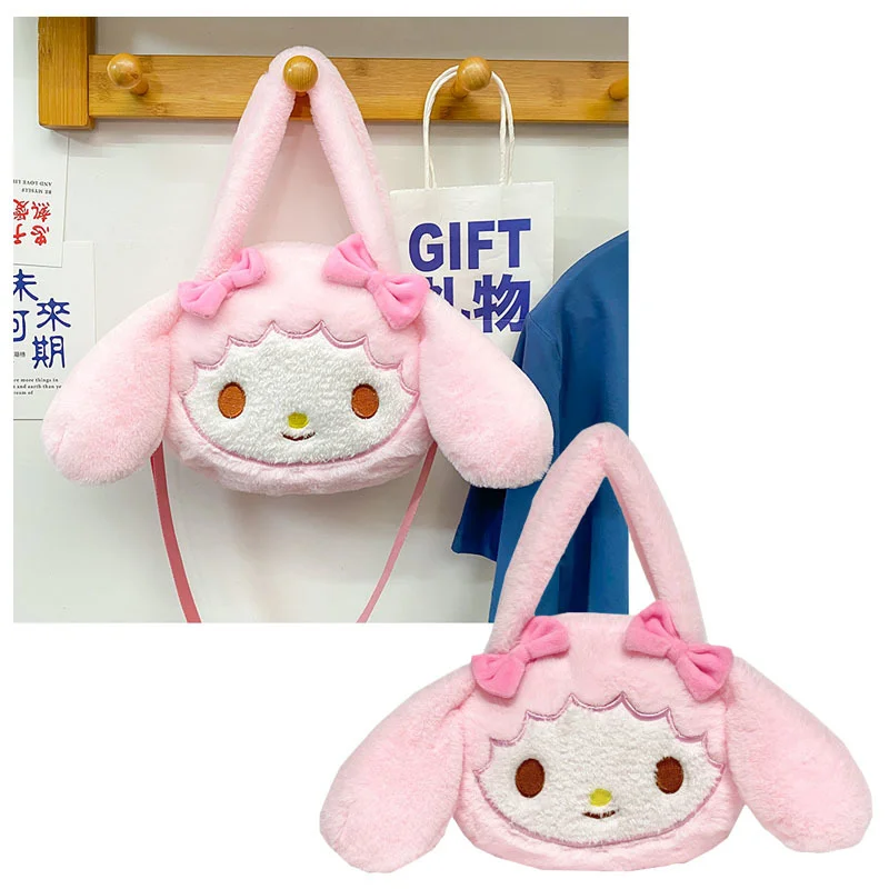 

Sanrioed Kawaii милые плюшевые игрушки моя мелодия сумка аниме фигурки плюшевые куклы рюкзак для хранения сумки для девушек подарки