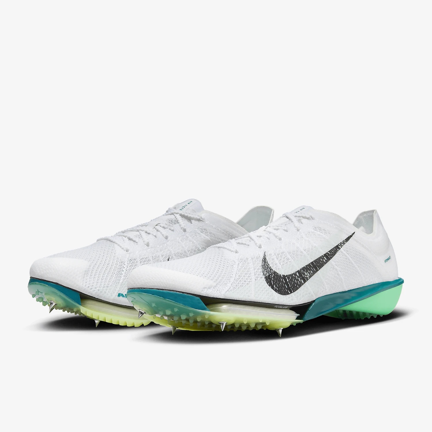 Фото Официальные мужские спортивные шипы Nike Victory 2, прочные сетчатые с мягкой подушкой FD8411-100 №1