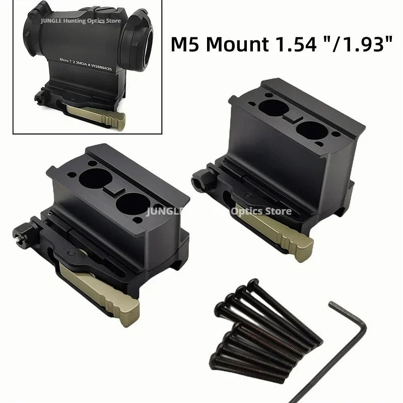 Тактическое крепление LRP с проставкой высотой 1 57 и 93 дюйма для прицелов THW2 MHW5 R5 Red