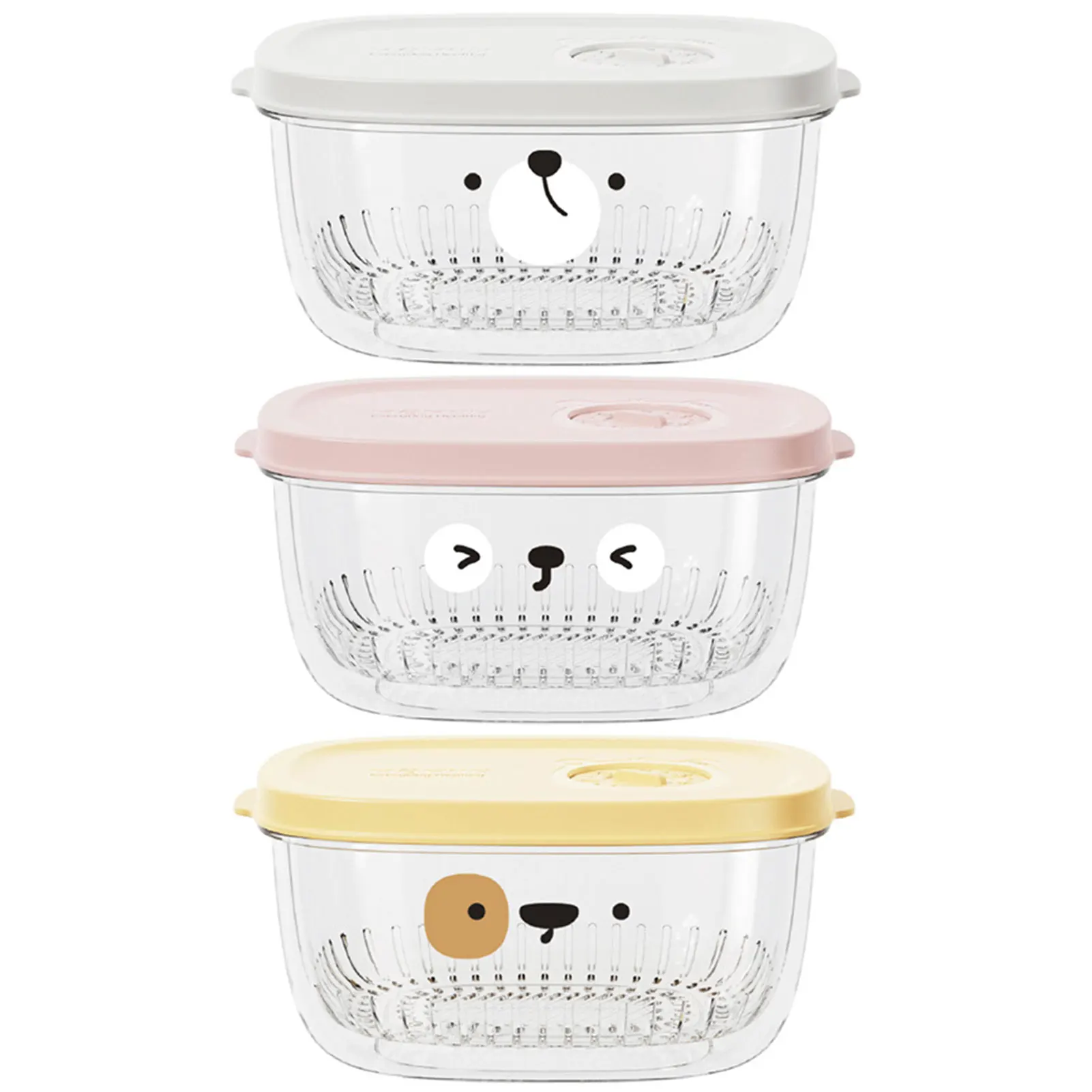 

Кухонный ящик для хранения с двойными стенками, сверхмощные ящики для хранения фруктов, овощей, SP99