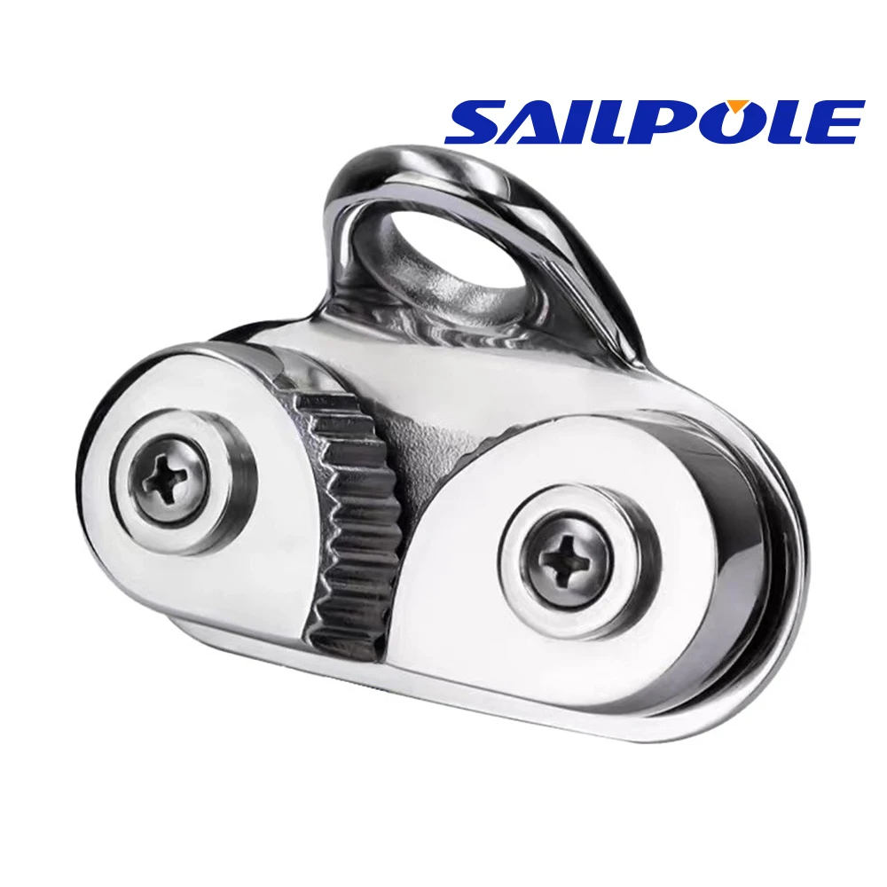 Фото Кулачковая планка из нержавеющей стали Fairlead, морская парусная лодка, каяк, каноэ, шлюпка, веревка от 2 до 8 мм, от 10 до 16 мм №1