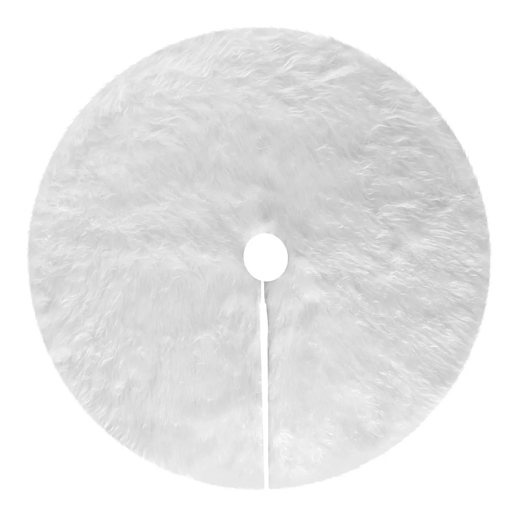 

Fur Tree Skirt Christmas Tree Ornament Christmas Tree Base Cover Elegant Christmas Tree Skirts Tree Skirt