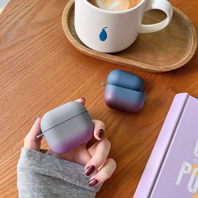 Gradient Candy colors For Lenovo thankplus LP40 Case Hard Shell Love Wireless Earphone Accessories Cover Couples |