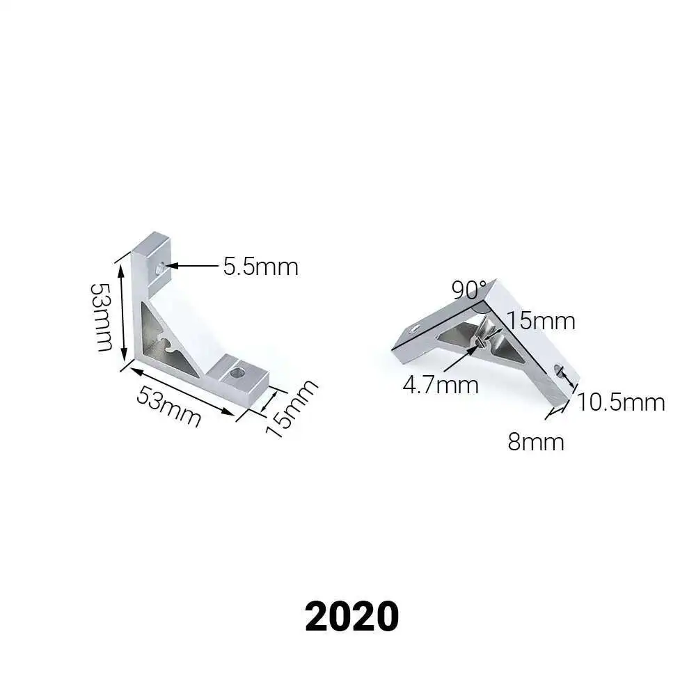 

2 шт. угловые кронштейны JARBLUE 90 градусов для алюминиевого профиля 2020 3030 4040 4545 5050 6060 8080