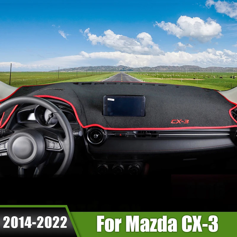 

For Mazda CX-3 CX 3 CX3 2014-2019 2020 2021 2022 Car Dashboard Cover Sun Shade Mats Avoid Light Pads Anti-UV Case Accessories