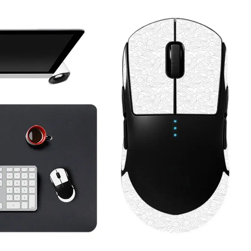 

Для Logitech Gpw Dog Fart King Gpw 1 2 Беспроводная мышь Нескользящая наклейка Gpro благоприятный облачный узор пленка для мыши Нескользящая