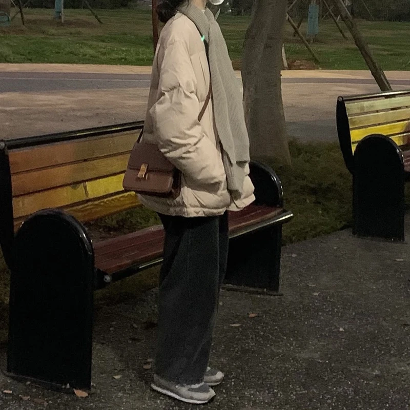 2022 Small Cotton Padded Jacket Women's Winter Ins Popular Design Sense, Loose And Thickened Japanese Cute Cotton Padded Jacket