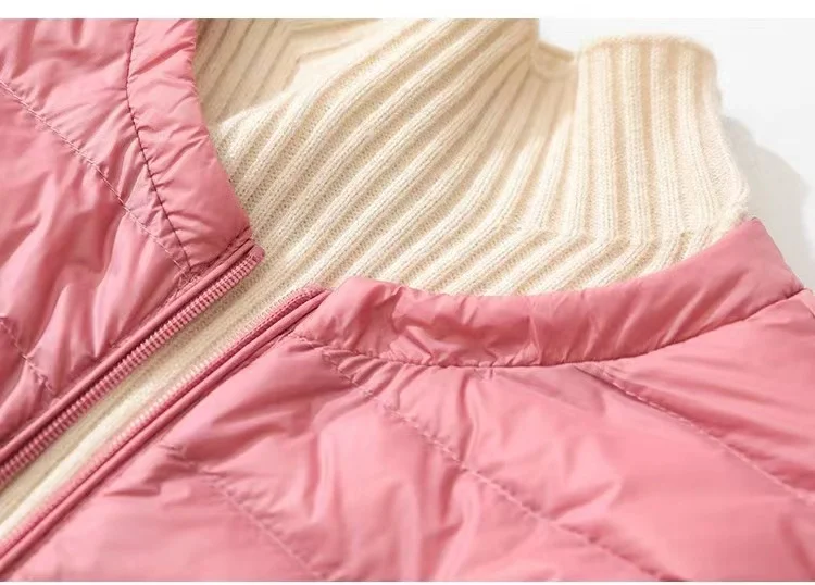 Down Jacket Woman Ultralight 2023 New Winter Coat for Women Long Duck Down Vest Portable Sleeveless Fashon Warm Waistcoat