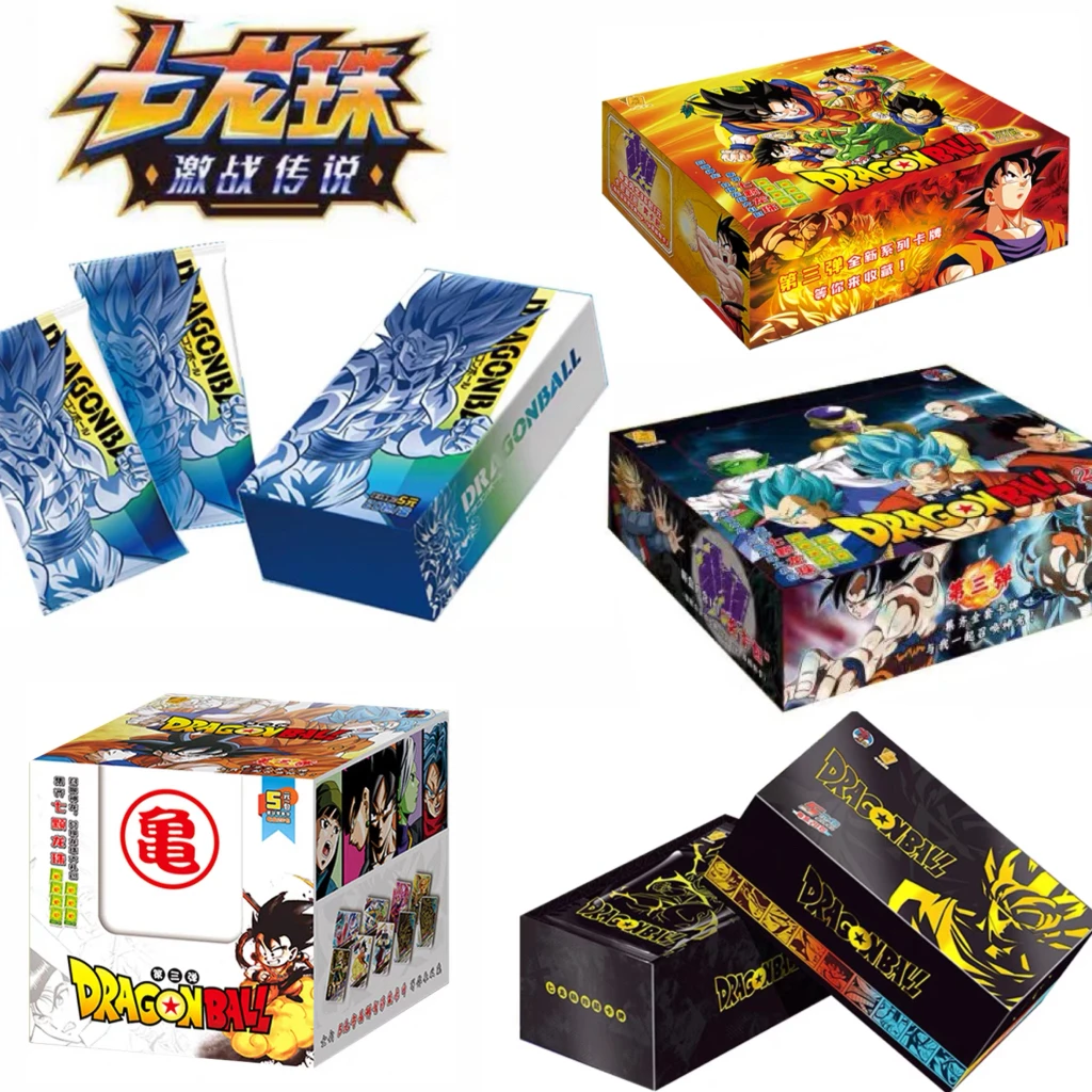 Dragon Ball Card Game TCG Super Son Goku Vegeta Broly Buu Anime Action Figure Collection Cards Ultra Instinct Birthday Gift Toy