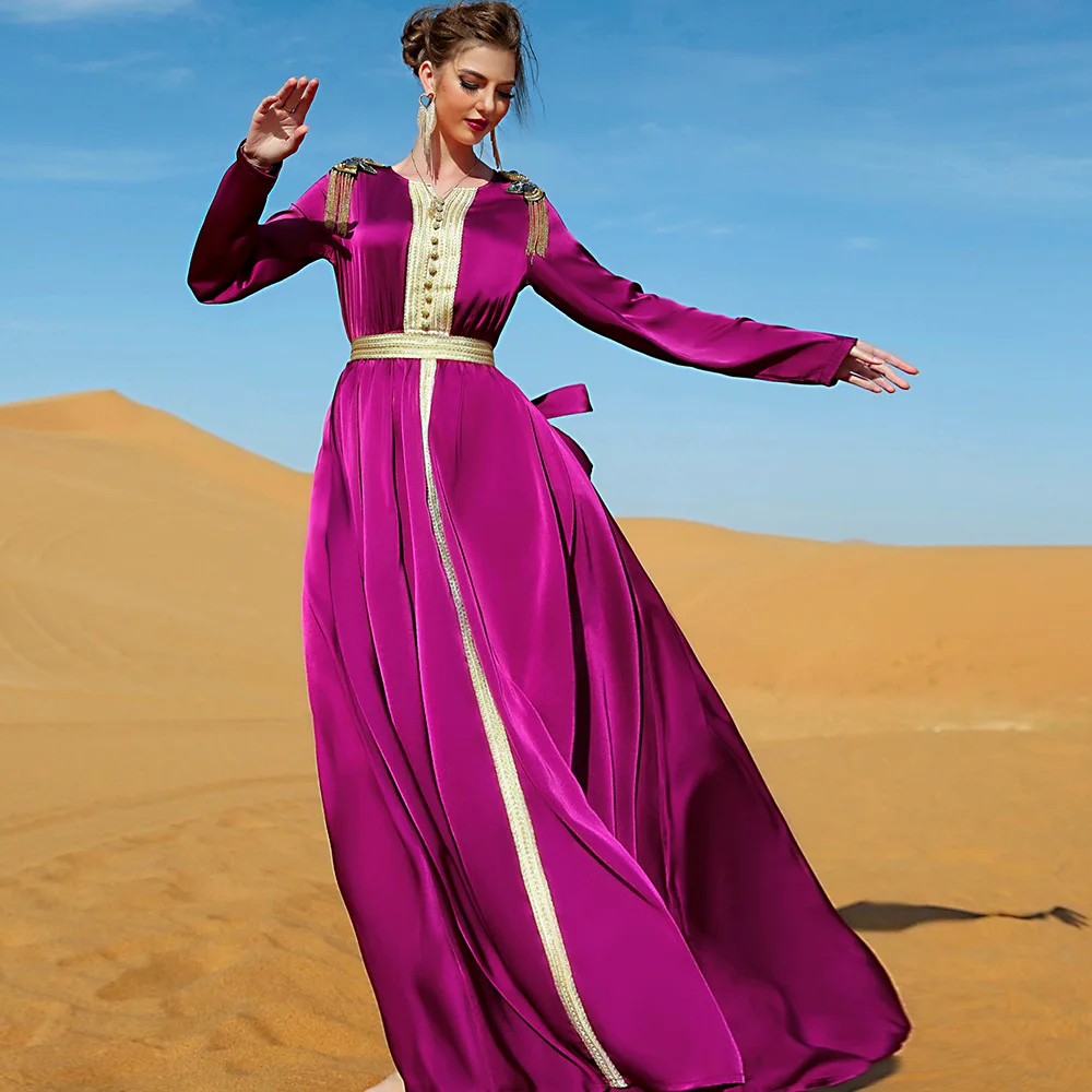 Eid Mubarak Abaya Saudi Arabia Pakistan Clothes Turkey Islam Muslim Kaftan Dress Dubai Evening Dresses for Women Caftan Marocain