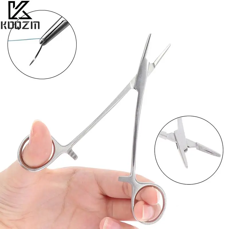 

Игольчатый зажим KOQZM, 12 см, серебристый