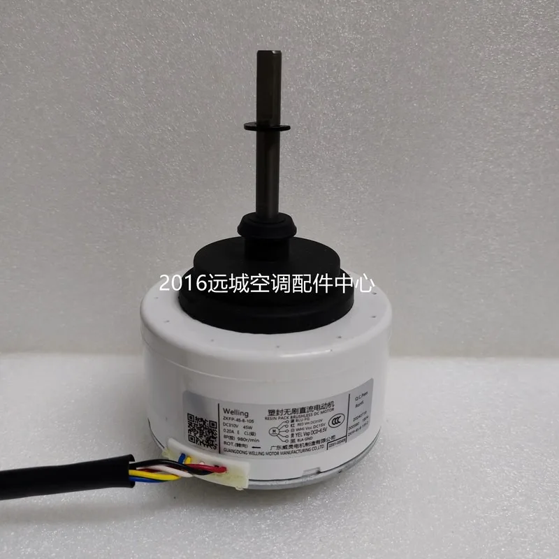 Фото Новый двигатель вентилятора постоянного тока ZKFP-45-8-105 DC310V с вращением по часовой стрелке, модель RD45HD, подходит для цилиндрического кондиционера TCL. №3