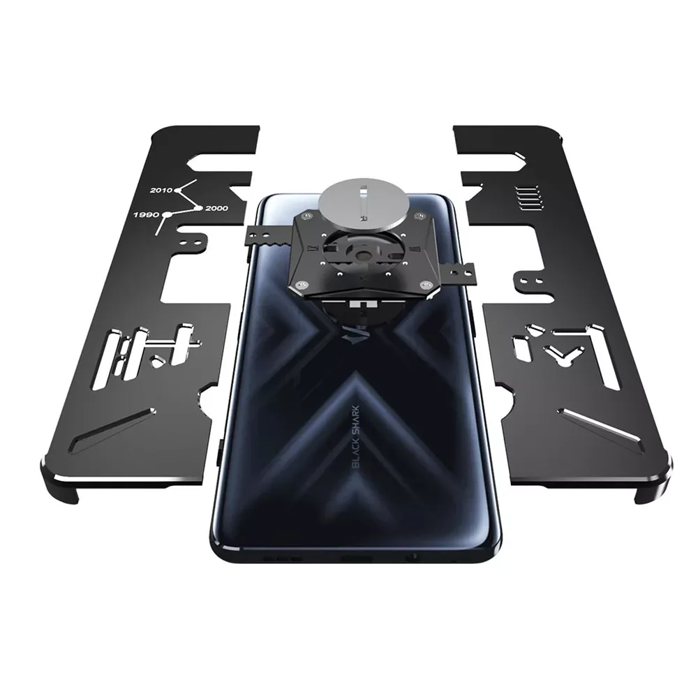 

Shockproof Protective Back Cover Shell Creative Metal Mechanical Phone Case for Black Shark 4/4 Pro Phone Accessories